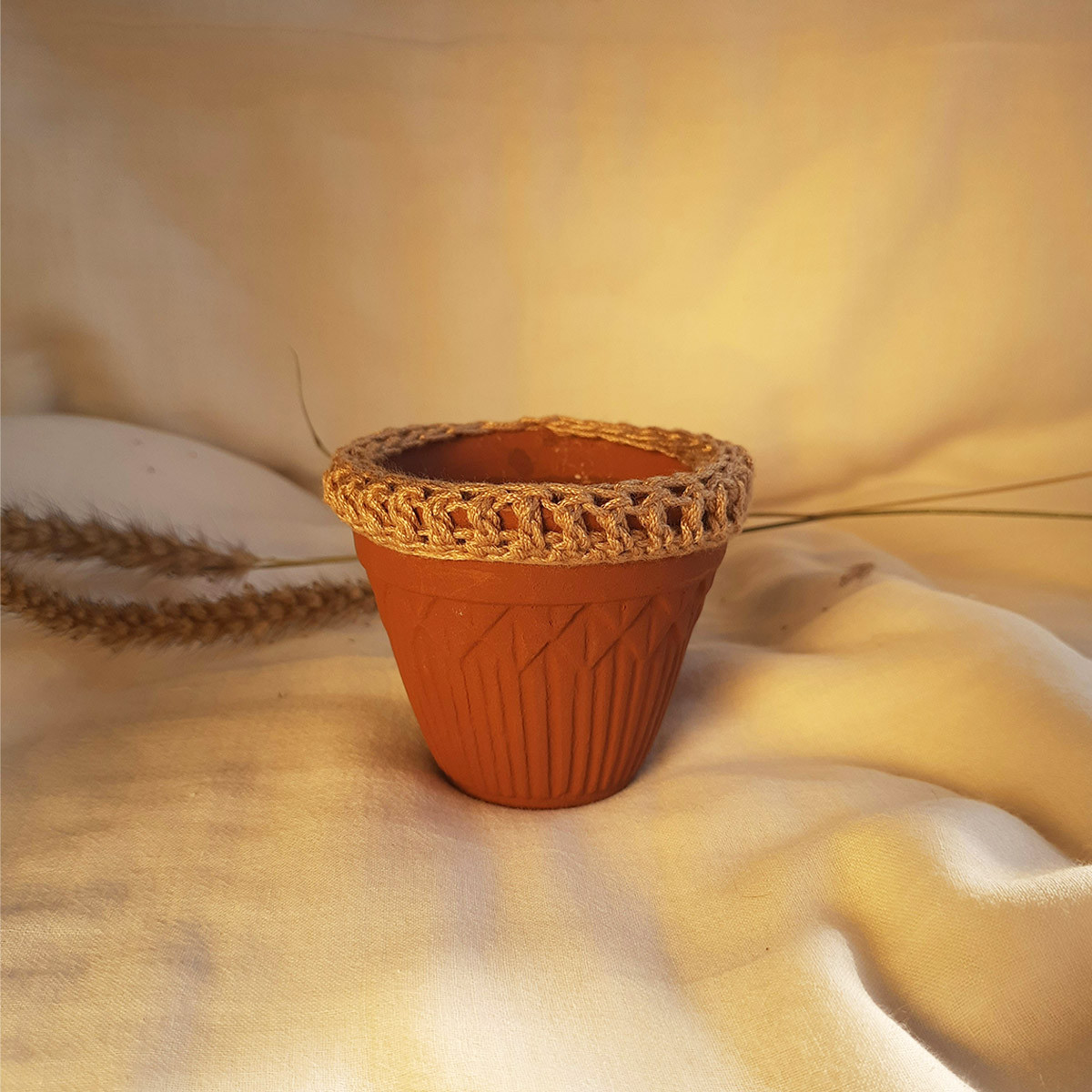 Terracotta Soy Wax Candle (Fresh Citrus)