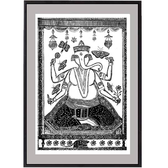 19th Century Shri Ganesh Print