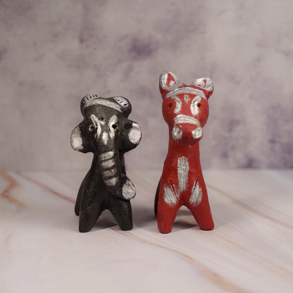 Sonamukhi's Elephant and Horse Set